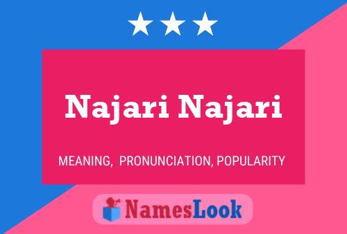 Najari Najari Name Poster