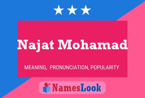 Najat Mohamad Name Poster