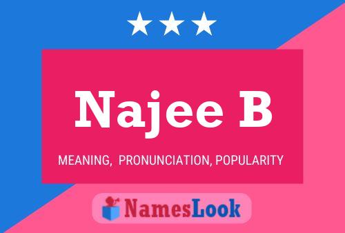 Najee B Name Poster