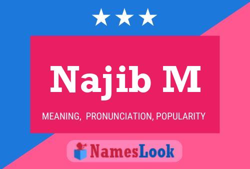 Najib M Name Poster