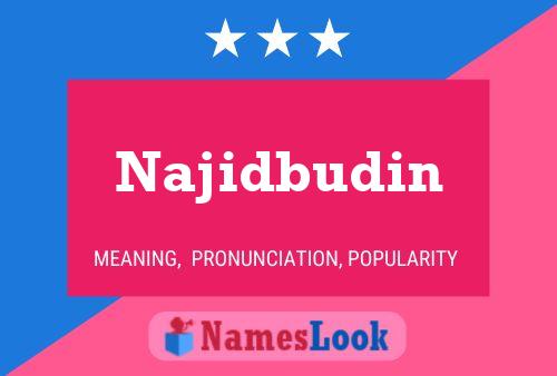 Najidbudin Name Poster