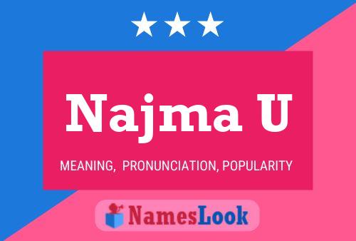 Najma U Name Poster