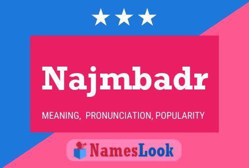 Najmbadr Name Poster