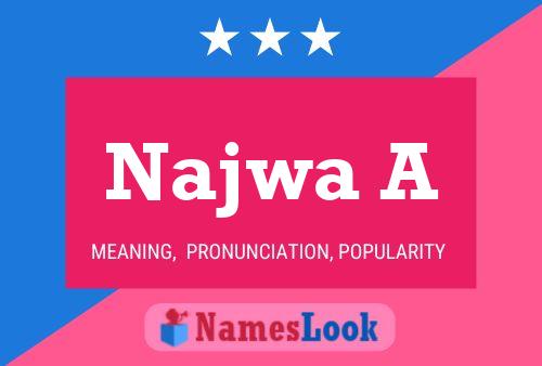 Najwa A Name Poster