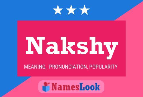 Nakshy Name Poster