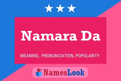 Namara Da Name Poster