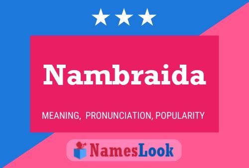 Nambraida Name Poster