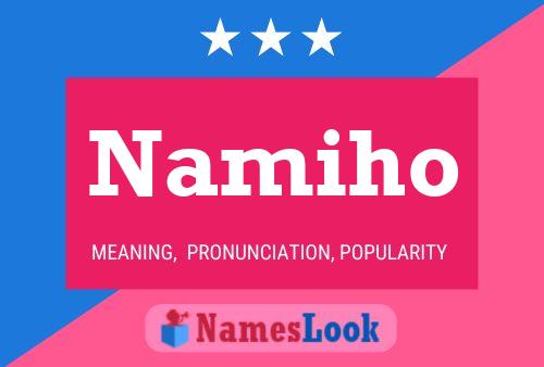 Namiho Name Poster