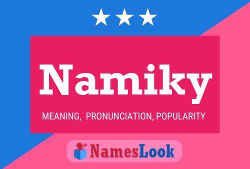 Namiky Name Poster