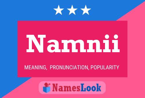 Namnii Name Poster