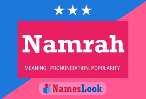 Namrah Name Poster