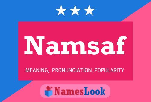 Namsaf Name Poster