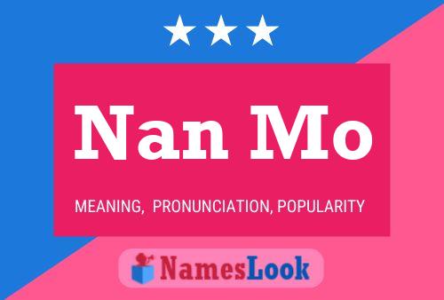 Nan Mo Name Poster