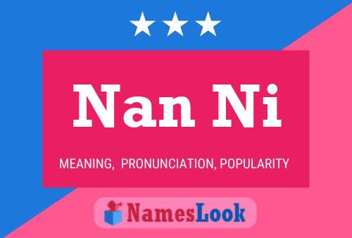 Nan Ni Name Poster