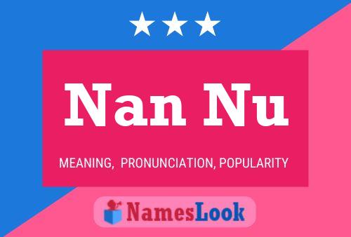 Nan Nu Name Poster