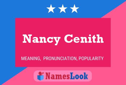 Nancy Cenith Name Poster