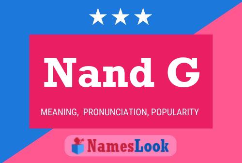 Nand G Name Poster