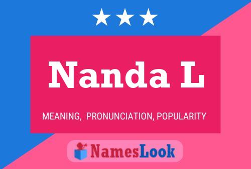 Nanda L Name Poster