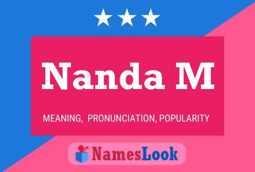 Nanda M Name Poster