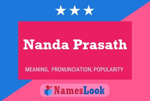 Nanda Prasath Name Poster