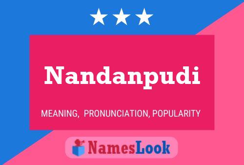 Nandanpudi Name Poster