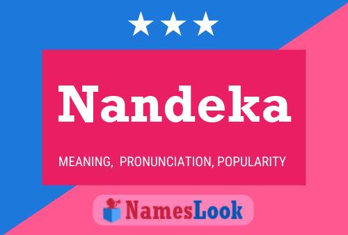 Nandeka Name Poster