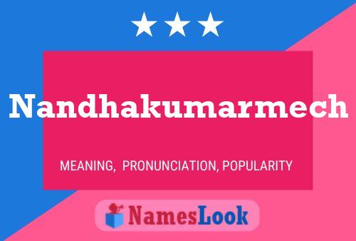 Nandhakumarmech Name Poster