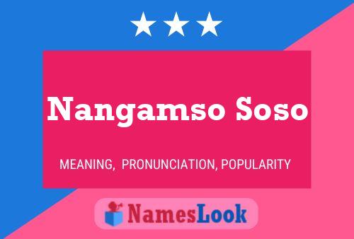 Nangamso Soso Name Poster