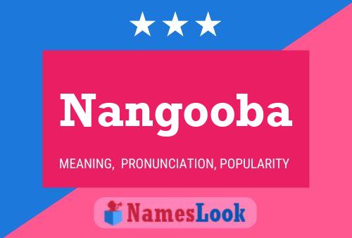 Nangooba Name Poster