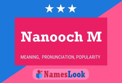 Nanooch M Name Poster