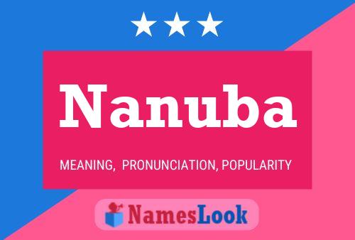 Nanuba Name Poster