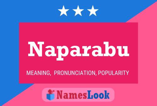 Naparabu Name Poster