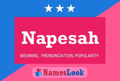 Napesah Name Poster