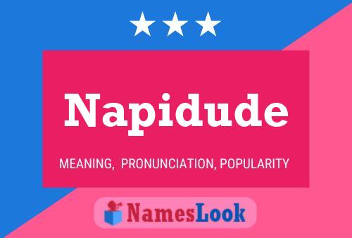 Napidude Name Poster