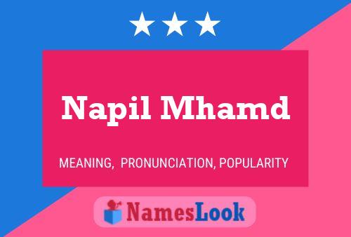 Napil Mhamd Name Poster