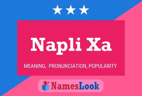 Napli Xa Name Poster