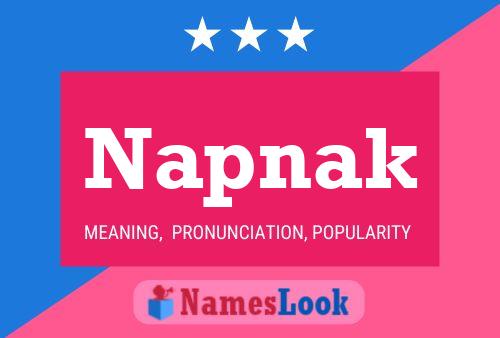 Napnak Name Poster