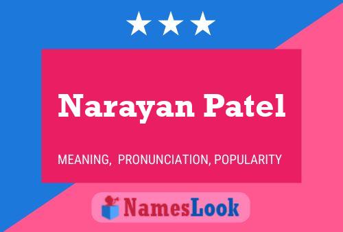 Narayan Patel Name Poster