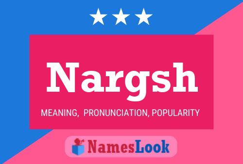 Nargsh Name Poster