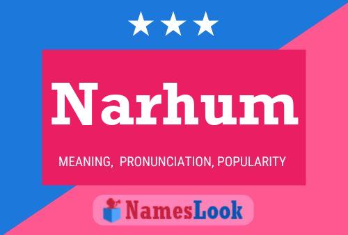 Narhum Name Poster