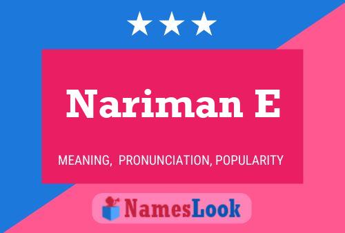 Nariman E Name Poster