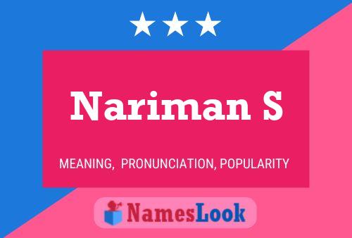 Nariman S Name Poster