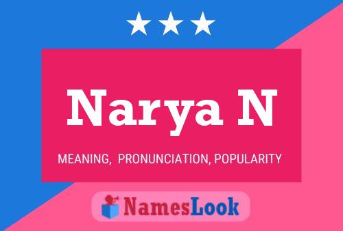 Narya N Name Poster