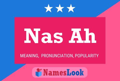 Nas Ah Name Poster