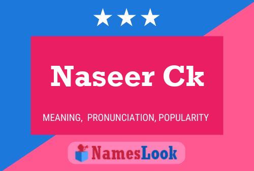 Naseer Ck Name Poster