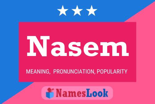 Nasem Name Poster