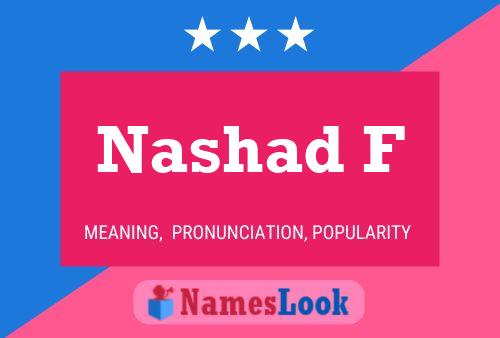 Nashad F Name Poster