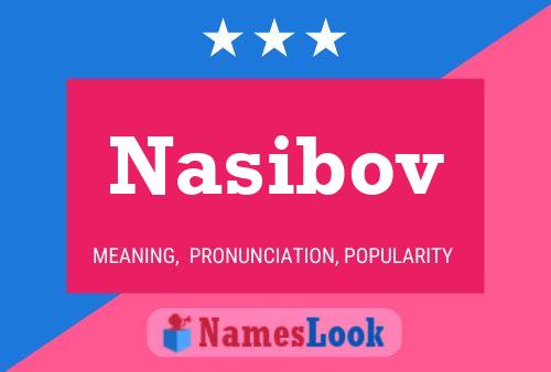 Nasibov Name Poster