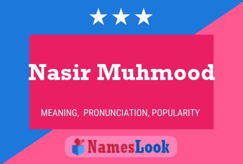 Nasir Muhmood Name Poster