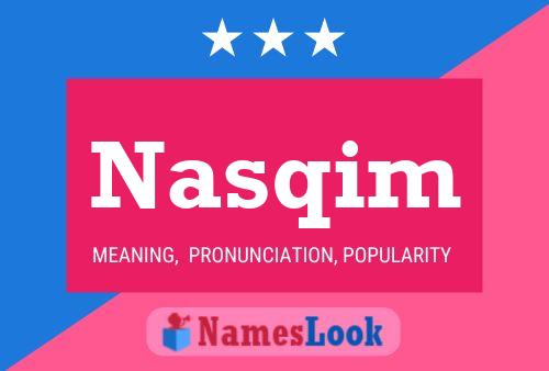 Nasqim Name Poster